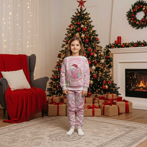 Funny Pink Galah Australia Christmas Pajama Set Eucalyptus Blossoms Aboriginal Art - Aussie Hoodie