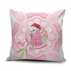 Funny Pink Galah Australia Christmas Pillow Cover Eucalyptus Blossoms Aboriginal Art - Aussie Hoodie