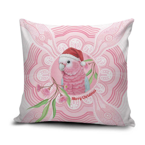 Funny Pink Galah Australia Christmas Pillow Cover Eucalyptus Blossoms Aboriginal Art - Aussie Hoodie
