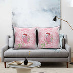 Funny Pink Galah Australia Christmas Pillow Cover Eucalyptus Blossoms Aboriginal Art - Aussie Hoodie