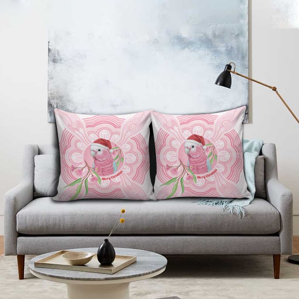 Funny Pink Galah Australia Christmas Pillow Cover Eucalyptus Blossoms Aboriginal Art - Aussie Hoodie