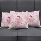 Funny Pink Galah Australia Christmas Pillow Cover Eucalyptus Blossoms Aboriginal Art - Aussie Hoodie