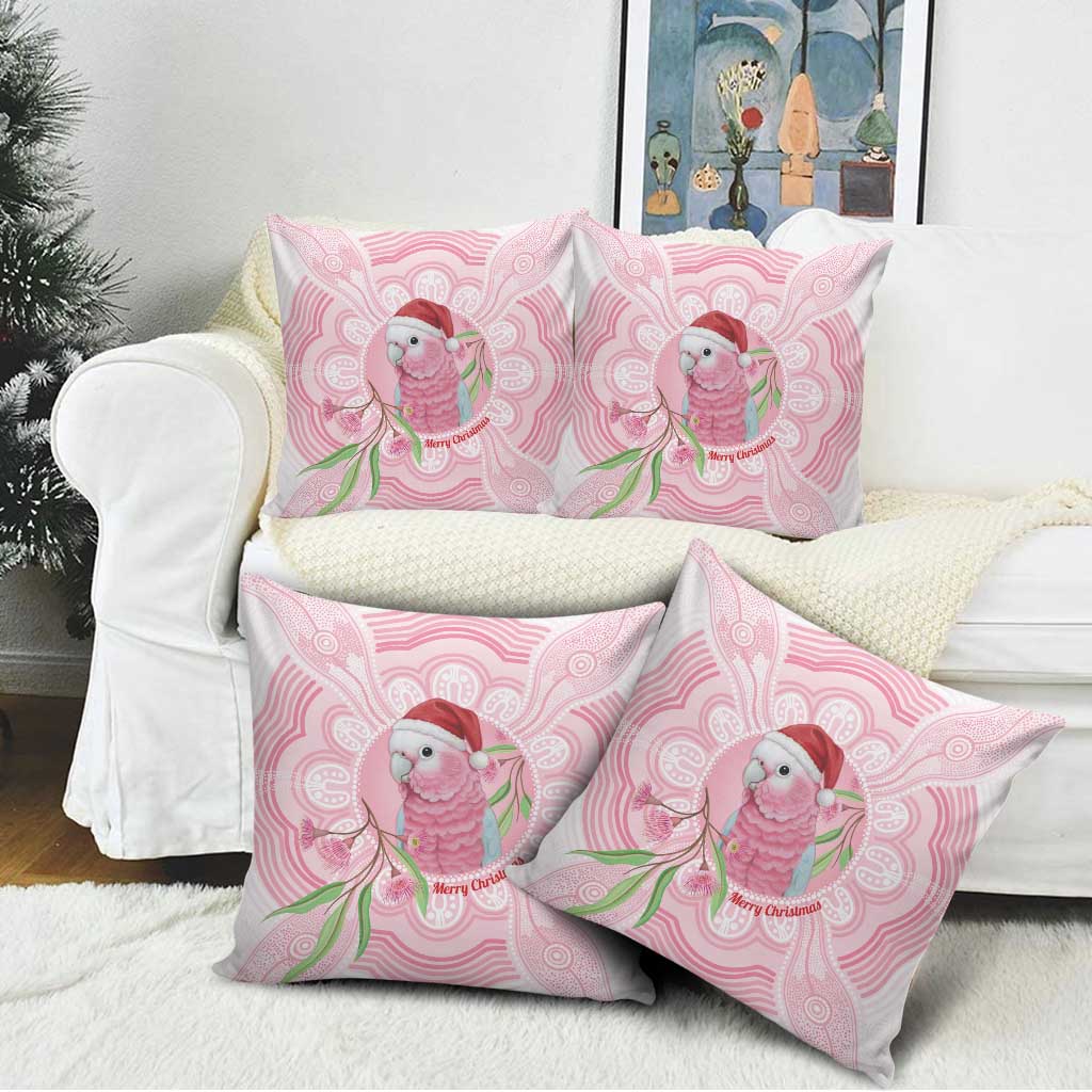 Funny Pink Galah Australia Christmas Pillow Cover Eucalyptus Blossoms Aboriginal Art - Aussie Hoodie