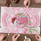 Funny Pink Galah Australia Christmas Puzzle Eucalyptus Blossoms Aboriginal Art - Aussie Hoodie