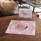 Funny Pink Galah Australia Christmas Puzzle Eucalyptus Blossoms Aboriginal Art - Aussie Hoodie