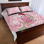 Funny Pink Galah Australia Christmas Quilt Bed Set Eucalyptus Blossoms Aboriginal Art - Aussie Hoodie