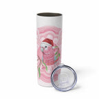 Funny Pink Galah Australia Christmas Skinny Tumbler Eucalyptus Blossoms Aboriginal Art - Aussie Hoodie