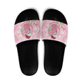 Funny Pink Galah Australia Christmas Slide Sandals Eucalyptus Blossoms Aboriginal Art - Aussie Hoodie