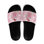 Funny Pink Galah Australia Christmas Slide Sandals Eucalyptus Blossoms Aboriginal Art - Aussie Hoodie