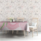 Funny Pink Galah Australia Christmas Tablecloth Eucalyptus Blossoms Aboriginal Art - Aussie Hoodie