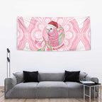 Funny Pink Galah Australia Christmas Tapestry Eucalyptus Blossoms Aboriginal Art - Aussie Hoodie