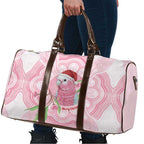 Funny Pink Galah Australia Christmas Travel Bag Eucalyptus Blossoms Aboriginal Art - Aussie Hoodie