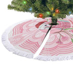 Funny Pink Galah Australia Christmas Tree Skirt Eucalyptus Blossoms Aboriginal Art - Aussie Hoodie