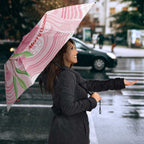 Funny Pink Galah Australia Christmas Umbrella Eucalyptus Blossoms Aboriginal Art - Aussie Hoodie