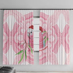 Funny Pink Galah Australia Christmas Window Curtain Eucalyptus Blossoms Aboriginal Art - Aussie Hoodie