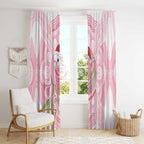 Funny Pink Galah Australia Christmas Window Curtain Eucalyptus Blossoms Aboriginal Art - Aussie Hoodie