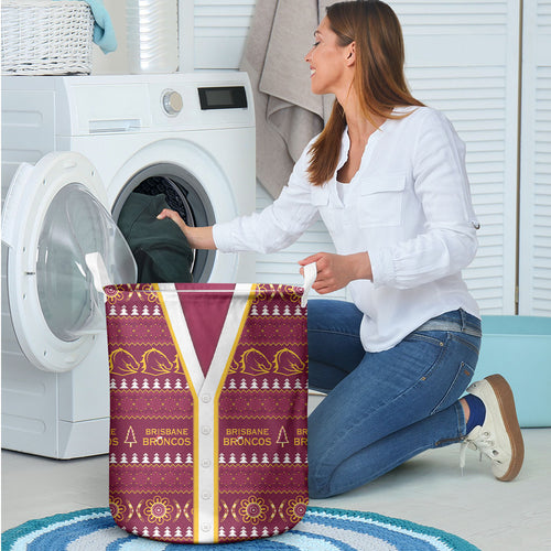 Brisbane Broncos Rugby Christmas Laundry Basket Aboriginal Seamless Cardigan Inspired