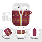 Brisbane Broncos Rugby Christmas AirPods Case Aboriginal Seamless Cardigan Inspired