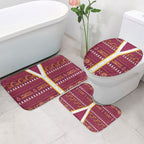 Brisbane Broncos Rugby Christmas Bathroom Set Aboriginal Seamless Cardigan Inspired