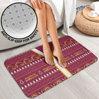 Brisbane Broncos Rugby Christmas Bathroom Set Aboriginal Seamless Cardigan Inspired