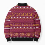 Brisbane Broncos Rugby Christmas Bomber Puffer Jacket Aboriginal Seamless Cardigan Inspired