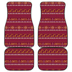 Brisbane Broncos Rugby Christmas Car Mats Aboriginal Seamless Cardigan Inspired