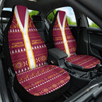 Brisbane Broncos Rugby Christmas Car Seat Cover Aboriginal Seamless Cardigan Inspired