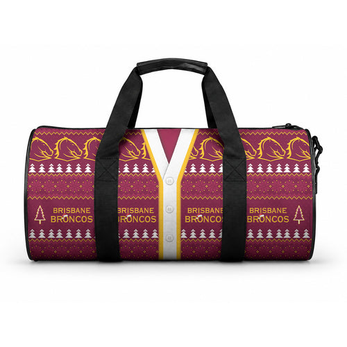 Brisbane Broncos Rugby Christmas Duffle Bag Aboriginal Seamless Cardigan Inspired