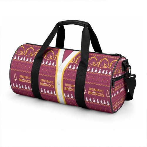Brisbane Broncos Rugby Christmas Duffle Bag Aboriginal Seamless Cardigan Inspired