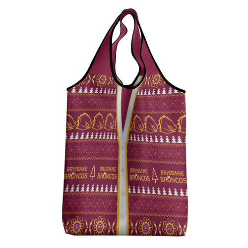 Brisbane Broncos Rugby Christmas Grocery Bag Aboriginal Seamless Cardigan Inspired