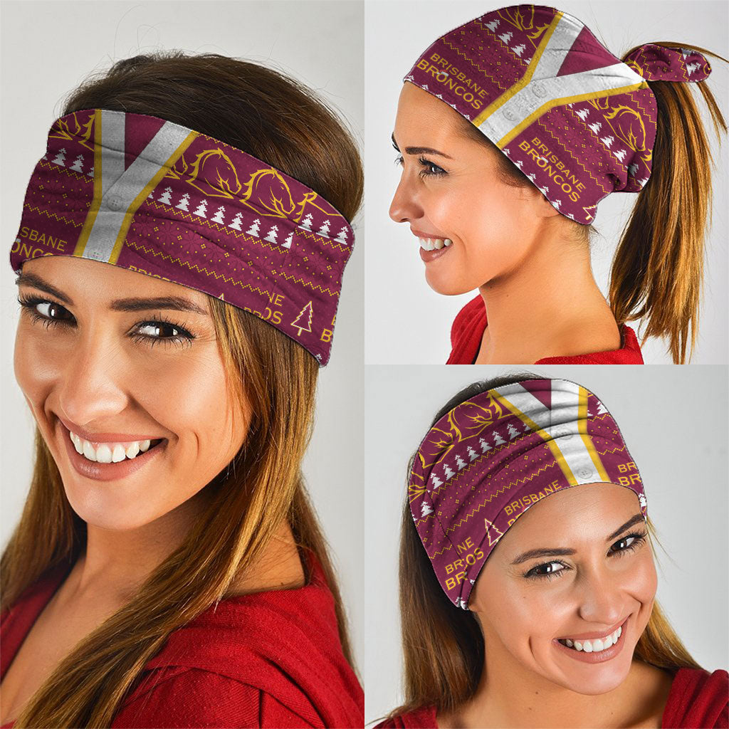 Brisbane Broncos Rugby Christmas Neck Gaiter Aboriginal Seamless Cardigan Inspired