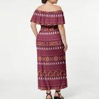 Brisbane Broncos Rugby Christmas Off Shoulder Maxi Dress Aboriginal Seamless Cardigan Inspired