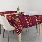 Brisbane Broncos Rugby Christmas Tablecloth Aboriginal Seamless Cardigan Inspired