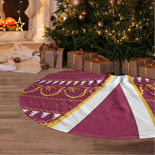 Brisbane Broncos Rugby Christmas Tree Skirt Aboriginal Seamless Cardigan Inspired