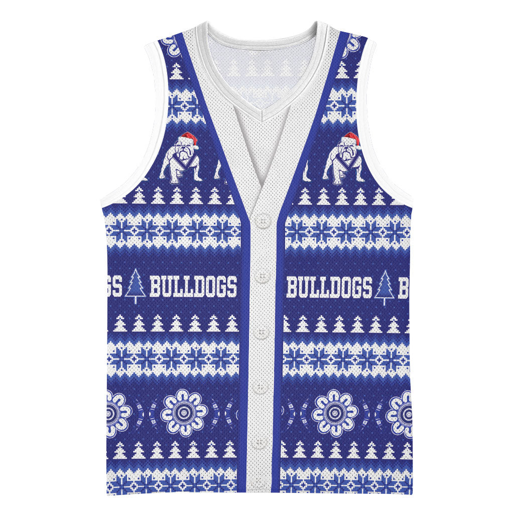 Bulldogs Rugby Christmas Basketball Jersey Aboriginal Seamless Cardigan Inspired