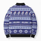 Bulldogs Rugby Christmas Bomber Puffer Jacket Aboriginal Seamless Cardigan Inspired