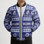 Bulldogs Rugby Christmas Bomber Puffer Jacket Aboriginal Seamless Cardigan Inspired