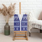 Bulldogs Rugby Christmas Canvas Wall Art Aboriginal Seamless Cardigan Inspired