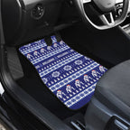 Bulldogs Rugby Christmas Car Mats Aboriginal Seamless Cardigan Inspired