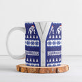 Bulldogs Rugby Christmas Ceramic Mug Aboriginal Seamless Cardigan Inspired