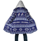 Bulldogs Rugby Christmas Cloak Aboriginal Seamless Cardigan Inspired