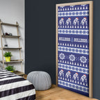Bulldogs Rugby Christmas Door Cover Aboriginal Seamless Cardigan Inspired