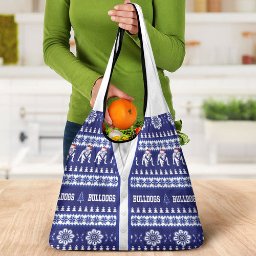 Bulldogs Rugby Christmas Grocery Bag Aboriginal Seamless Cardigan Inspired