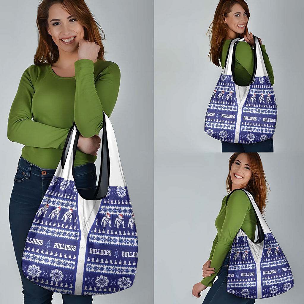 Bulldogs Rugby Christmas Grocery Bag Aboriginal Seamless Cardigan Inspired