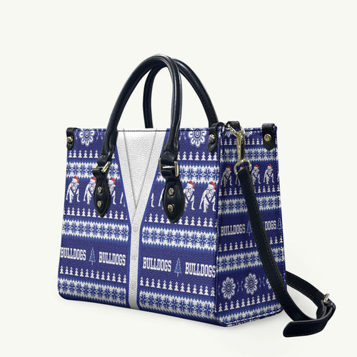 Bulldogs Rugby Christmas Leather Bag Aboriginal Seamless Cardigan Inspired