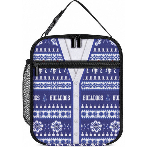 Bulldogs Rugby Christmas Lunch Bag Aboriginal Seamless Cardigan Inspired