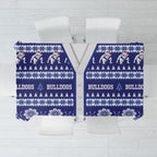 Bulldogs Rugby Christmas Tablecloth Aboriginal Seamless Cardigan Inspired