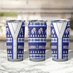 Bulldogs Rugby Christmas Tumbler Cup Aboriginal Seamless Cardigan Inspired