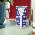 Bulldogs Rugby Christmas Tumbler Cup Aboriginal Seamless Cardigan Inspired