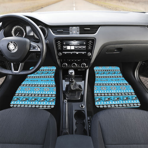 Sharks Rugby Christmas Car Mats Aboriginal Seamless Cardigan Inspired